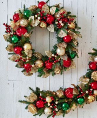 30" Merry and Bright Christmas Wreath