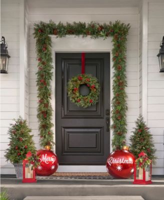 120" Outdoor Winter Evergreen Christmas Garland