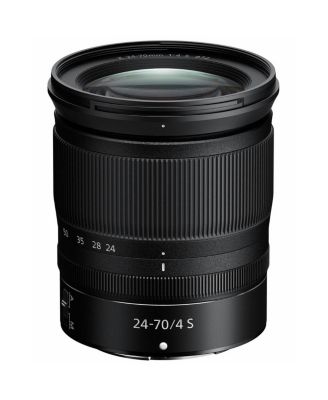 Z f Mirrorless Camera, Orange with NIKKOR Z 24-70mm f/4 S Lens, Bundle with 2x Battery, 128GB Memory Card, Shotgun Microphone, Tripod and