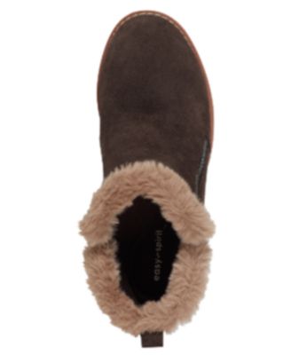 Women's Jane Cozy Side Zip Wedge Booties