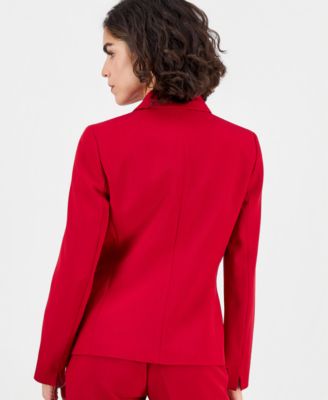 Women's Notched Collar Two-Button Blazer