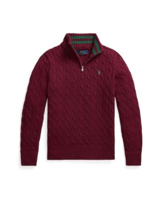 Polo Ralph Lauren - Boys 8-20 Quarter-Zip Sweater