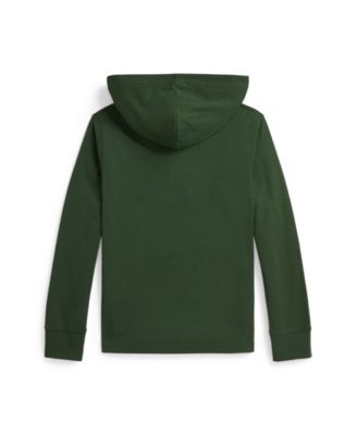 Boys' 8-20 Hooded Long Sleeve Rugby Sweatshirt