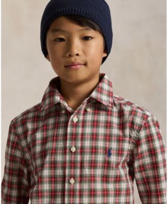 Big Boys' 8-20 Plaid Shirt