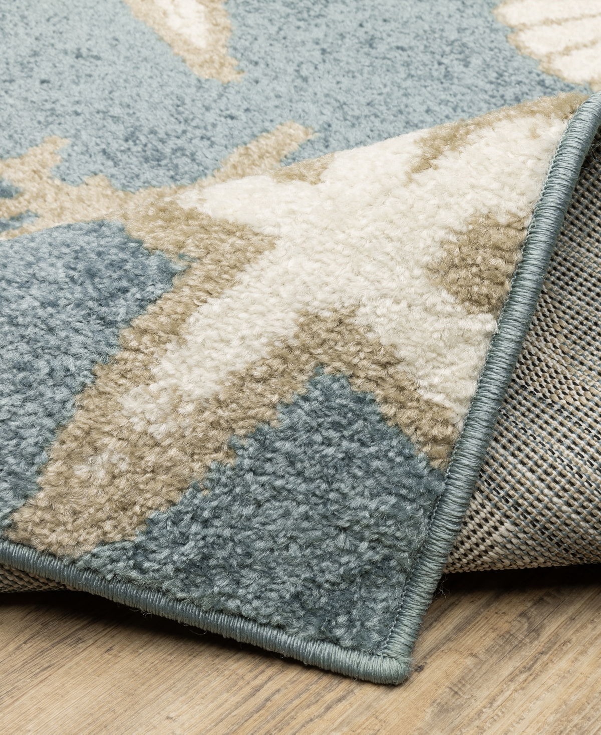 Oriental Weavers Quinn Qui01 8' X 10' Area Rug In Blue