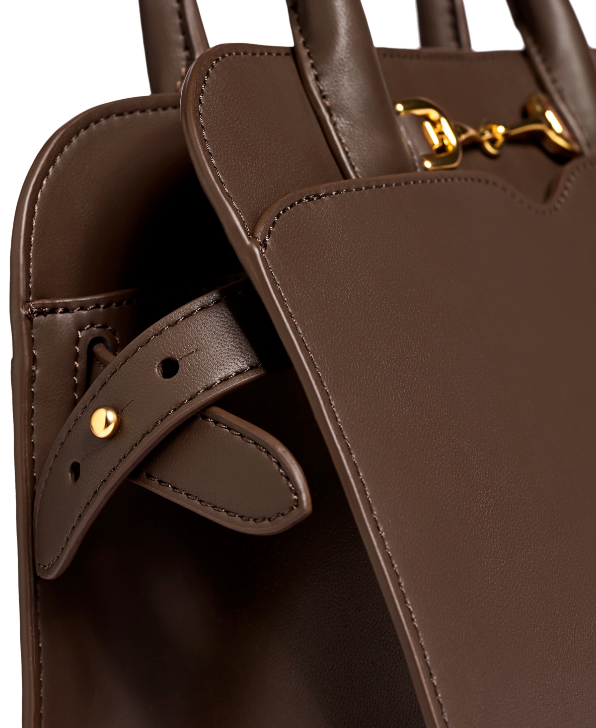 Sam Edelman Loraine Bowler Small Satchel Bag In Brown
