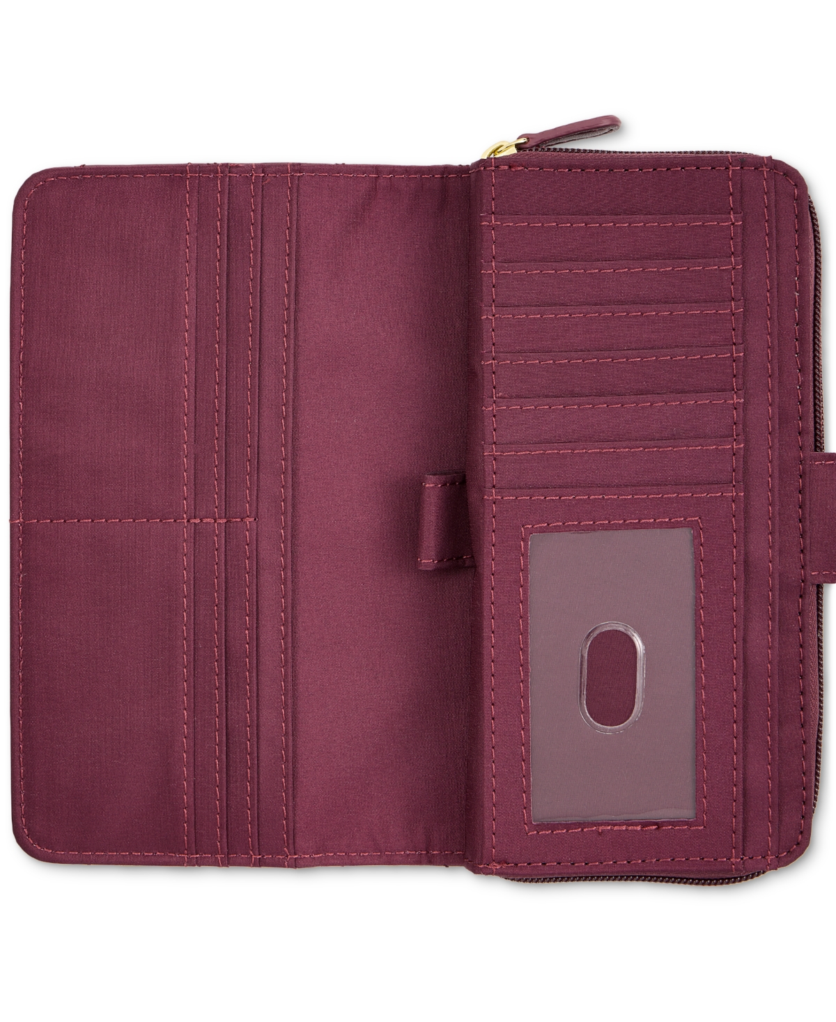 Giani Bernini Aio Quilted Wallet, Macy's Exclusive In Pink