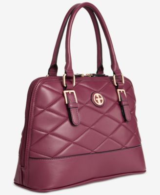 Medium Quilted Dome Satchel, Exclusively at Macy's 