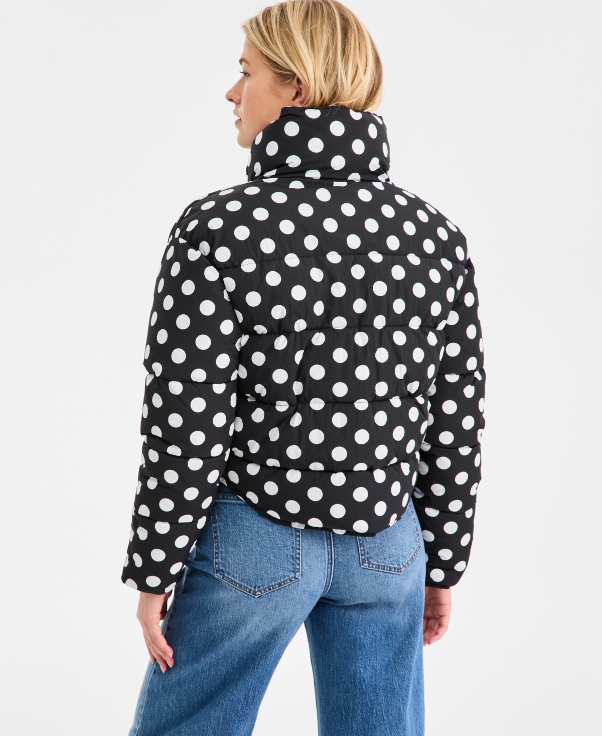 On 34th Women's Dot Puffer Jacket, Macy's Exclusive