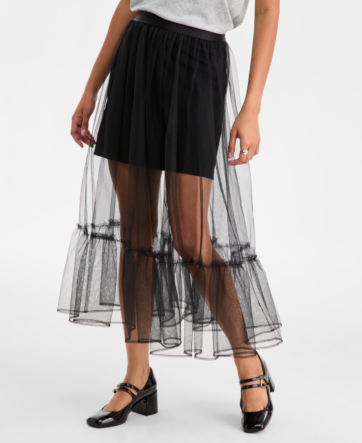 On 34th Women's Tulle Overlay Skirt, Macy's Exclusive