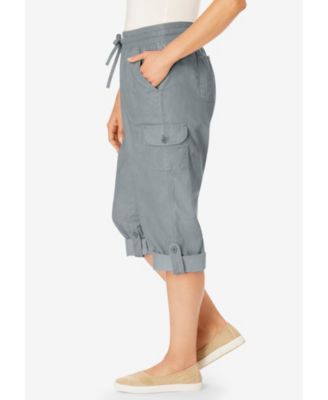 Women's Within Convertible Length Cargo Capri/Bermuda
