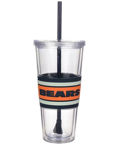 Boelter Brands Chicago Bears 22 oz. Hyped Straw Tumbler