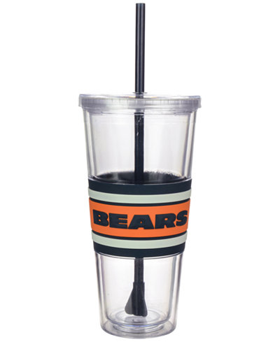 Boelter Brands Chicago Bears 22 oz. Hyped Straw Tumbler