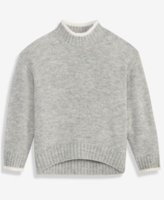 Women's Long-Sleeve Mock-Neck Sweater, Macy's Exclusive
