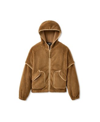 Women's Mariella Fluff Stand Collar Zip Hoodie