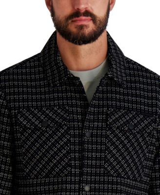 Men's Textured Shirt Jacket