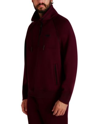 Men's Stand Collar Half-Zip Sweatshirt