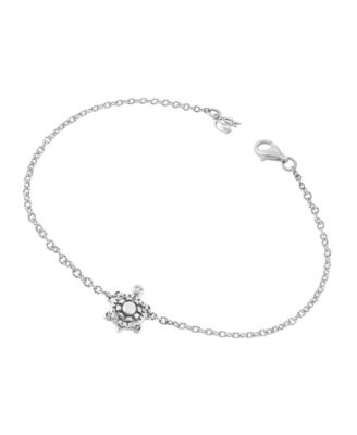 Sterling Silver Turtle Anklet