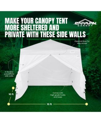 V-Series 10 x 10 Foot Tent Sidewalls, White (Sidewalls Only)