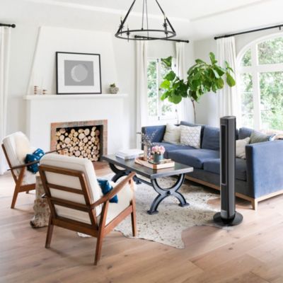 1500W Oscillating All Season Tower Fan and Space Heater w/Timer and Remote