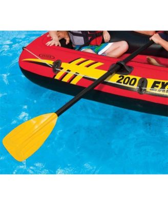 Set of 48" Paddles Plastic Ribbed French Oars for Inflatable Boat (Pair)