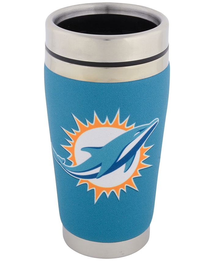 Hunter Manufacturing Miami Dolphins 16 oz. Stainless Steel Travel ...