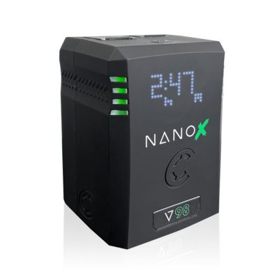 NANOX Micro 98 98Wh 14.8V 6600mAh SMART V-Mount Battery, Bundle with XPD-45 45W Universal USB-C PD Wall Charger