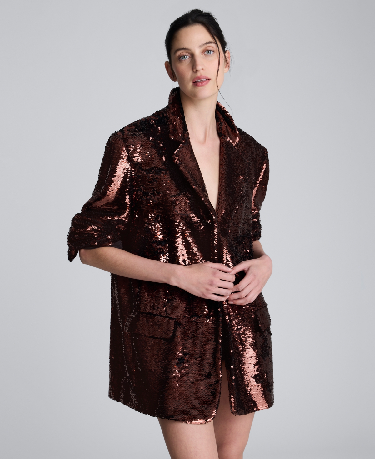Kenneth Cole Women's Long Sleeve Boyfriend Jacket