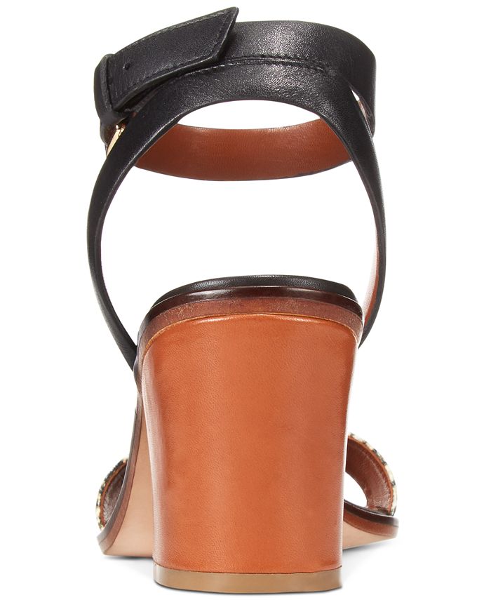 cole haan block heel sandals