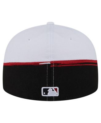 Men's Black/White Arizona Diamondbacks Paint Stroke 59FIFTY&nbsp;Fitted Hat