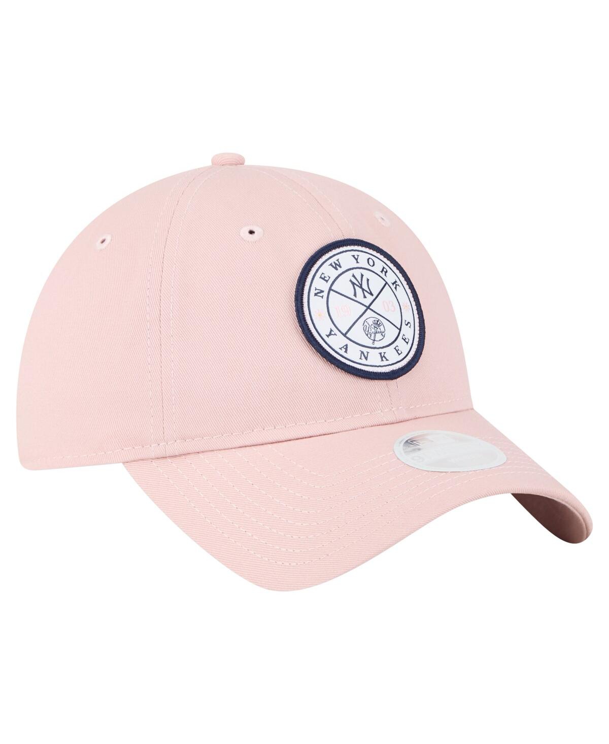 New Era Women's Pink New York Yankees Bloom 9twenty Adjustable Hat In Pink