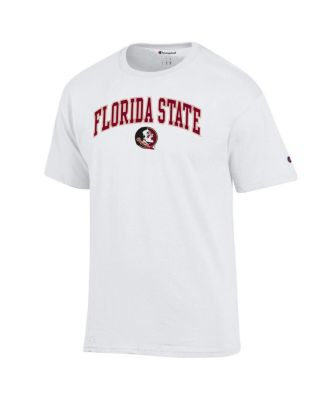 Men's&nbsp;White Florida State Seminoles Arched Logo T-Shirt