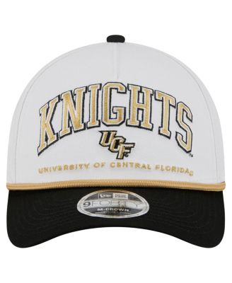 Men's White/Black UCF Knights Arch Two-Tone Rope 9FORTY A-Frame M-Crown Adjustable Hat