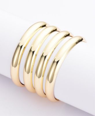 Gold 4-Bangle Set