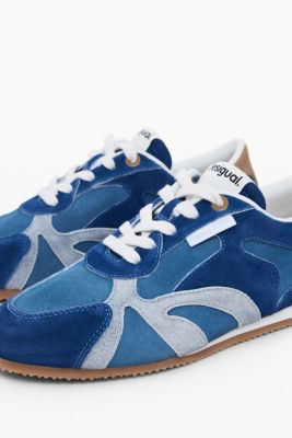 Women's Retro leather sneaker