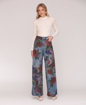 Women's High-Rise Wide-Leg Jeans