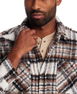 Men's Brushed Plaid Jacket