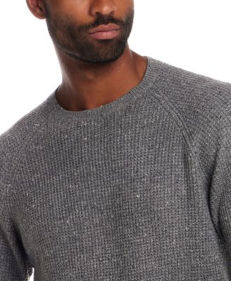 Men's Waffle Donegal Crewneck Sweater