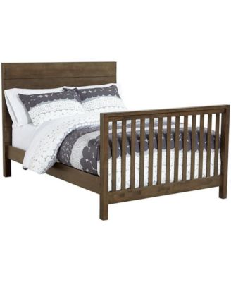 Dovetail Contemporary Wood Bed Rails in Graphite Gray