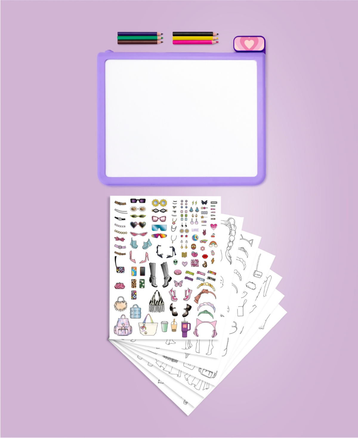 Geoffrey's Toy Box Light-up Fashion Designer Led Tracing Tablet In Transparent