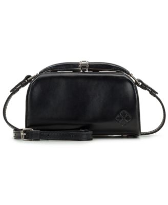 Pilzone Mini Leather Frame Crossbody Bag