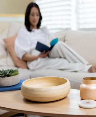 Lexa Collection 12" Bamboo Fruit Bowl