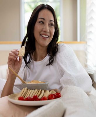 Lexa Collection 12 in Bamboo Serving Tray Set