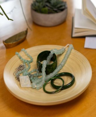 Lexa Collection 12" Bamboo Footed Plate