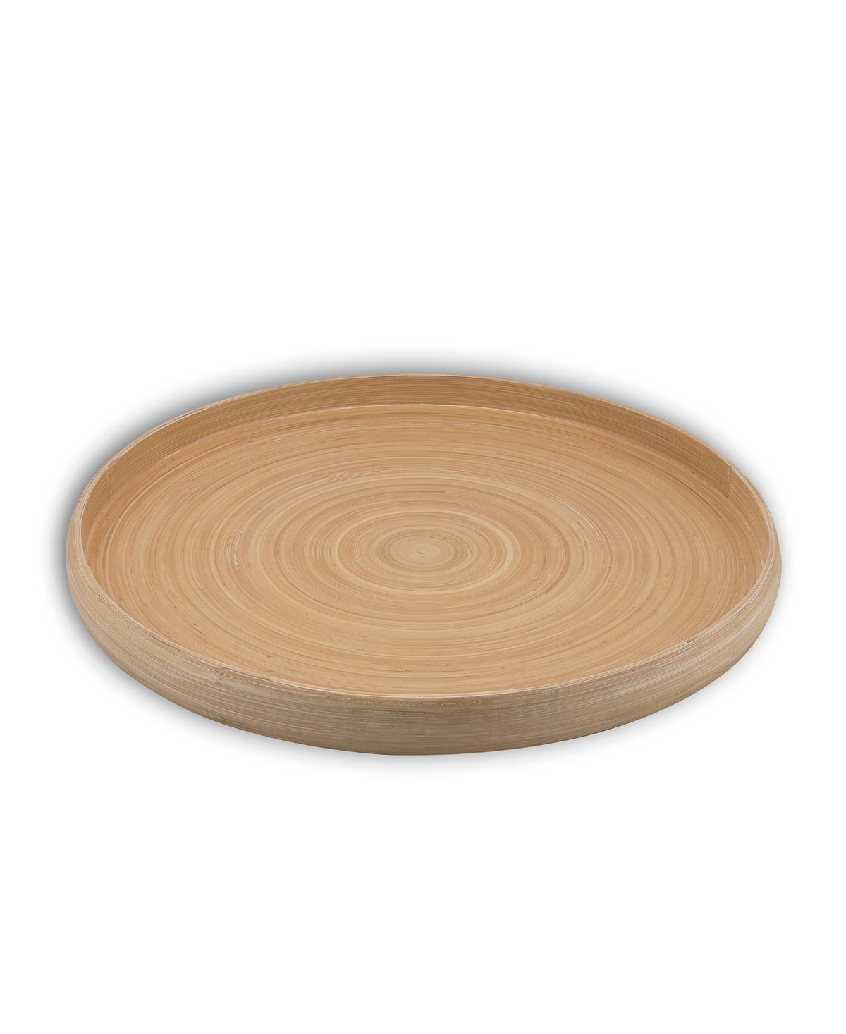 Joyce Chen Lexa Collection 16" Serving Tray In Brown