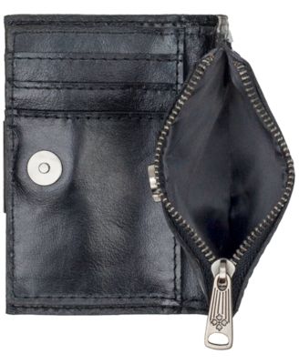 Busalla Leather Bifold Zipper Wallet