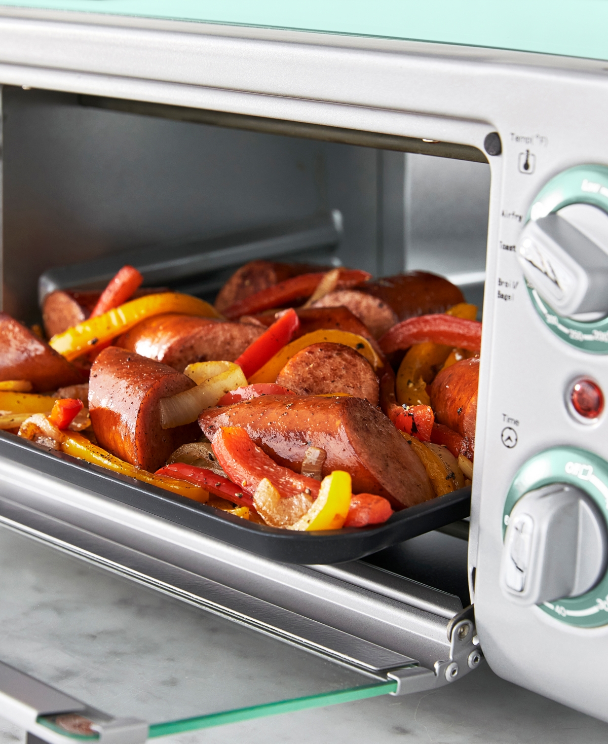 Greenlife 7.9" Air Fry Toaster Oven In Blue