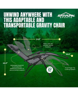 Infinity Zero Gravity Steel Frame Patio Deck Chair