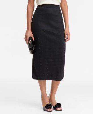 Women's Rhinestone Sweater Skirt, Macy's Exclusive