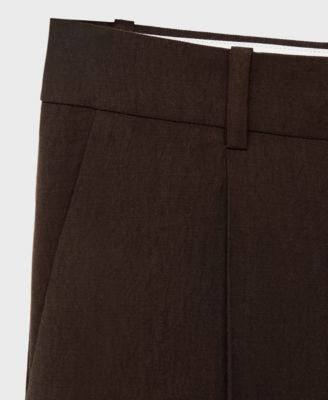 Women's Lyocell Suit Straight Pants